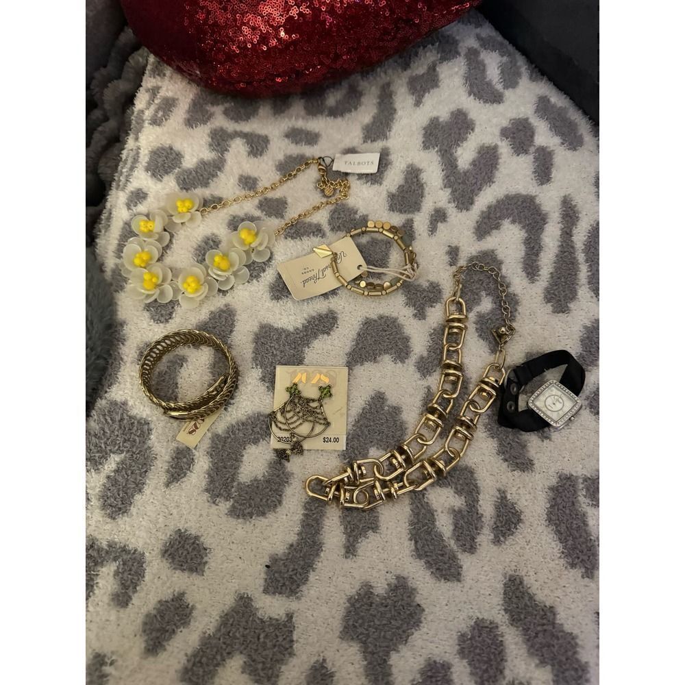 2028,whbm,talbots universal threads boho jewerly lot